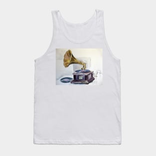 Old Gramophone Tank Top